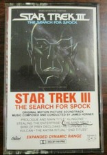Star Trek III, The Search for Spock Cassette with J-Insert, Very Good Condition
