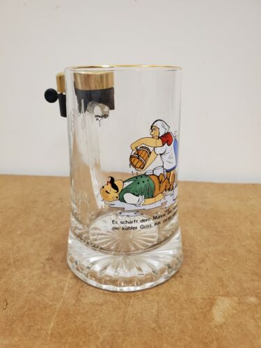 Vintage Beer Mug With Bicycle Bell Happy Father's Day Inscribed - 第 1/7 張圖片