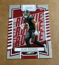 2023 Panini Absolute # 106 Bijan Robinson Rookie Atlanta Falcons Football Card