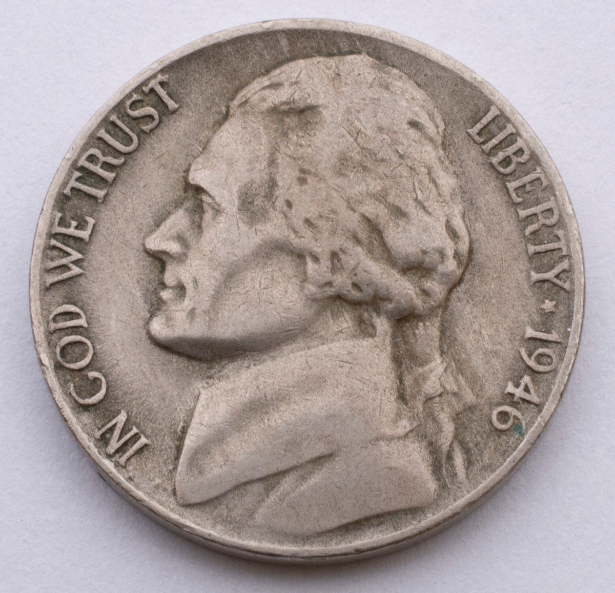 1946-S 5c Lamination ERROR Jefferson Nickel - 5 cents | eBay