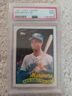 1989 Topps Traded  #41T Ken Griffey Jr Mariners Rookie Card PSA 9 Mint