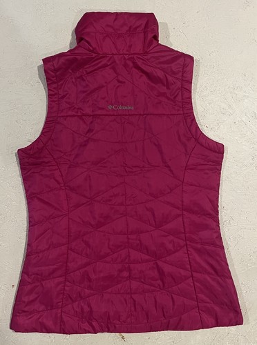 Columbia Thermal Comfort Omni Heat Omni Shield Vest Jacket Hot Pink Small - Picture 8 of 9