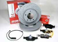 Zimmermann Gelochte Sport Bremsscheiben 286 Mm BeläGe Vorne FüR Bmw Z3