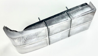 Volvo 240 244 Tail Light set all clear with CHROME center trim 