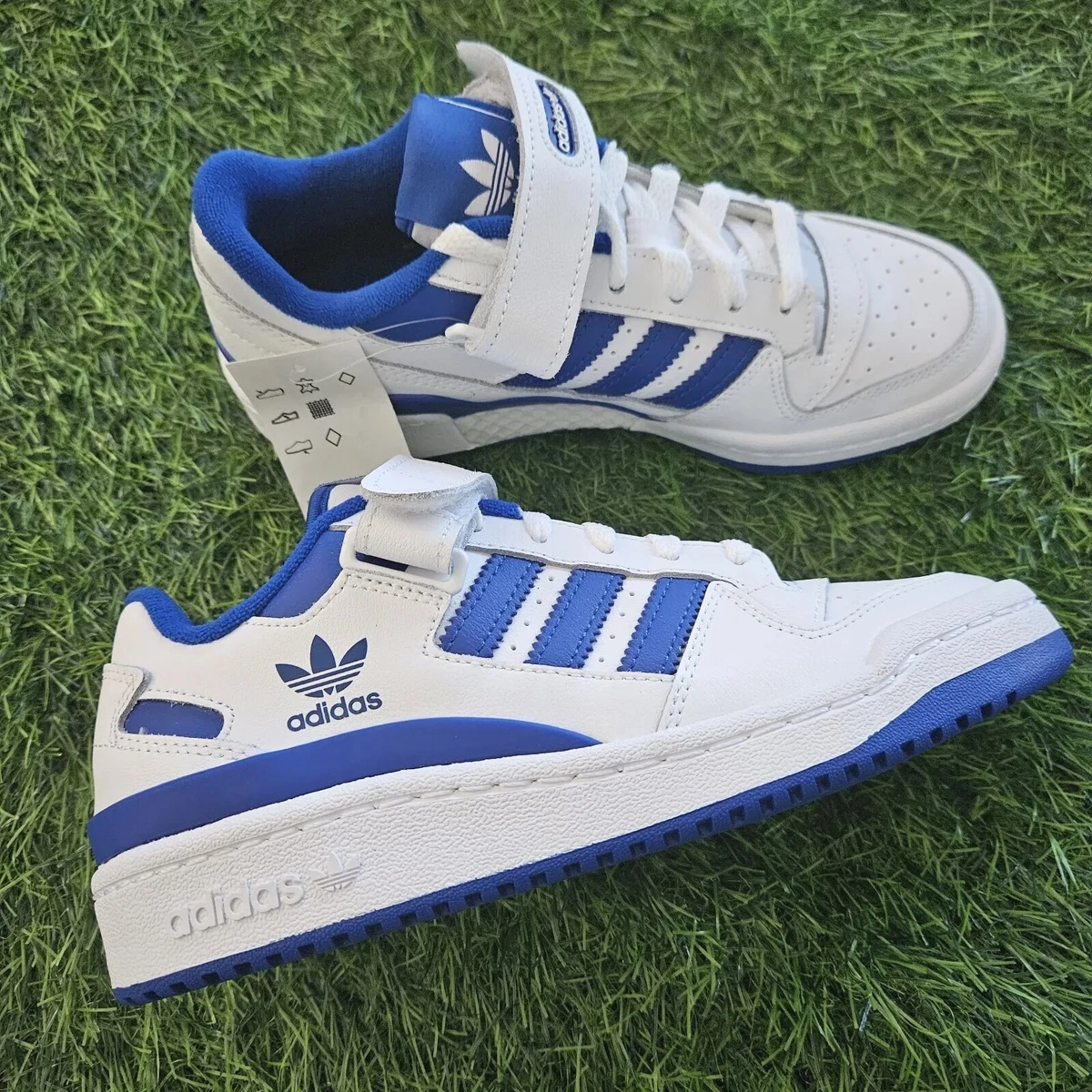 White and royal sales blue adidas