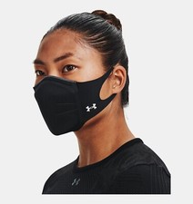 New UNDER ARMOUR UA Sports Mask Featherweight Black Unisex Size XL/XXL