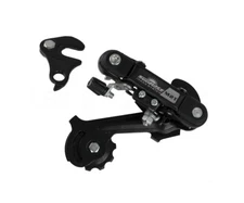 SunRace Derailleur Rear 6/7 Speed 13-28T Direct/Bracket Long Cage Black RDM2T-LD