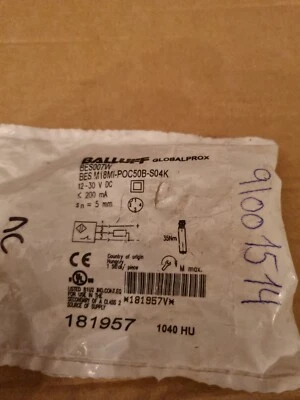 Balluff BES M18MI-POC50B-S04K Inductive standard sensors with preferred types BES M18MI-POC50B-S04K — General Accessories