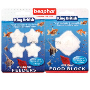 King British Holiday Food Block Or Weekend Fish Feeder Coldwater