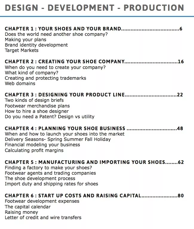 How To Start Your Own Shoe Company A shoe designers start up guide book