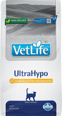 FARMINA Vet Life ULTRAHYPO cat 2 kg Diätkost Nahrungsmittelallergie Katzenfutter