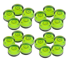 Pack of 20x Mini Round Bullseye Spirit Level Bubbles 12mm Great for DIY Projects