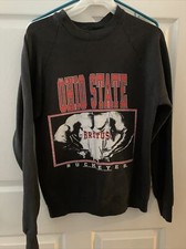 RARE Vintage Ohio State Brutus Buckeyes Sweatshirt 1992 Black Size M No Tags