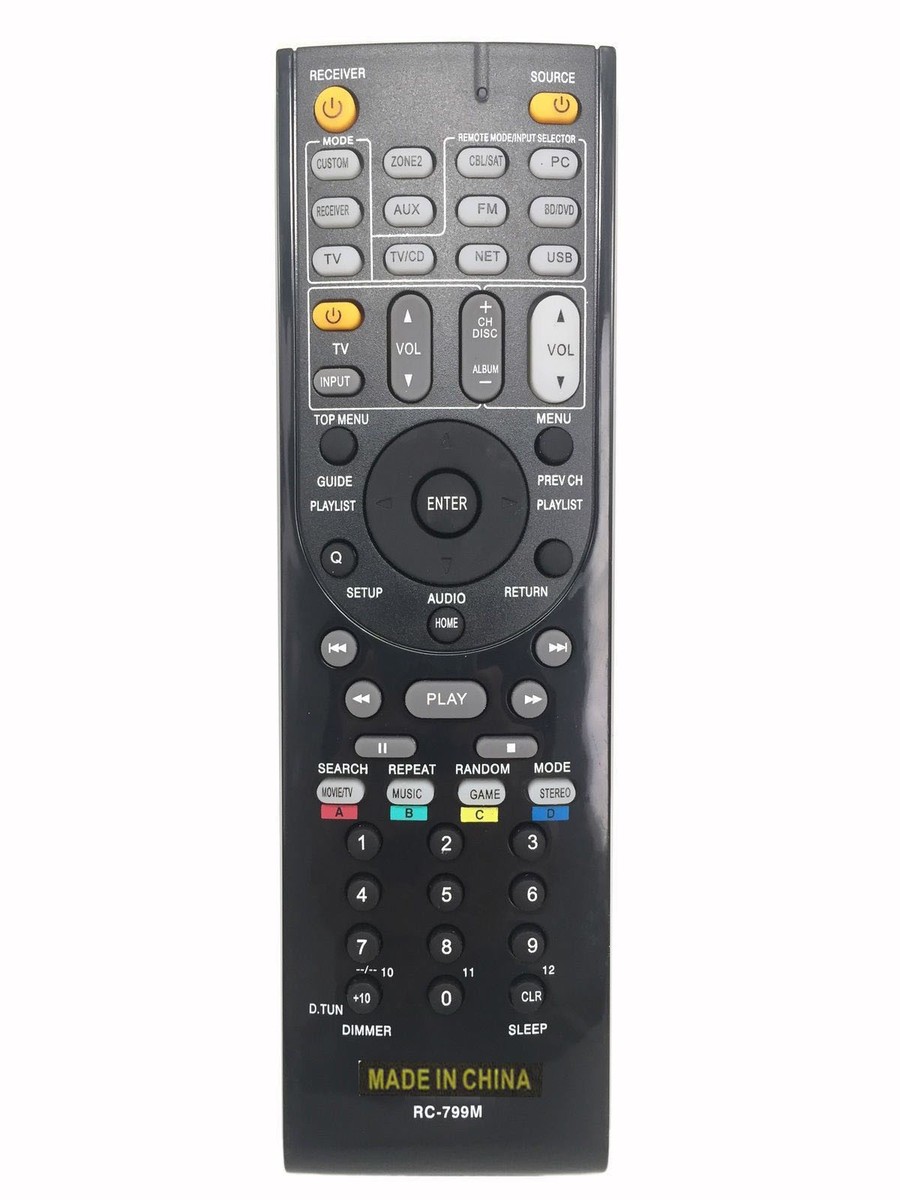 Remote Control For ONKYO TX-NR656 TX-NR757 HT-S7805 Audio Stereo