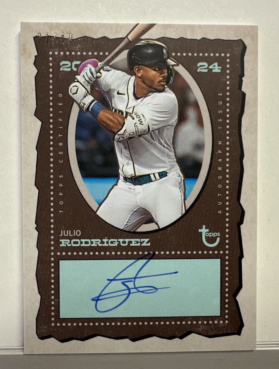 2024 Topps Brooklyn Collection Julio Rodriguez Certified Autograph 