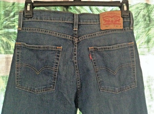 Levi Strauss \u0026 Co Levi's Denim Blue Jeans 513 Mens Size 32/32 straight leg  blue | eBay