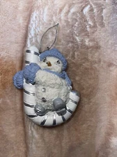 Buddy On A Candy Cane 1999 Snow Buddies Ornament Encore Group 94274
