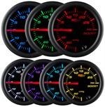 GlowShift 52mm Black 7 Color LED Adjustable Fuel Level Gauge - Foto 2