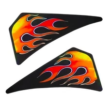  Side Panle Flame Sticker Decals for Motovox MBX10 Monster Mega Moto MMB80 