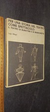 Luigi Allegri Per una storia del teatro come spettacolo Burattini e marionette
