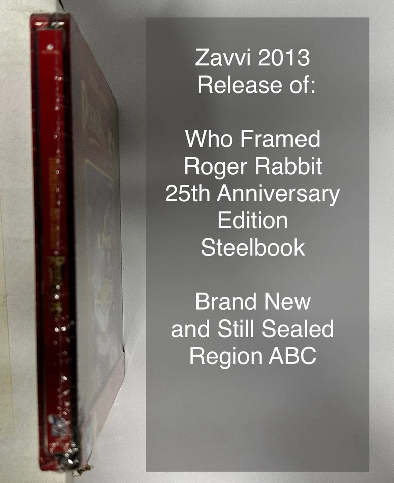 Who Framed Roger Rabbit Blu-ray Steelbook - Zavvi Exclusive Brand New Sealed - image 3 of 3