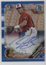 2019 Bowman Chrome Prospect Blue Refractor 5/150 Rylan Bannon #CPA-RB Auto 0oe