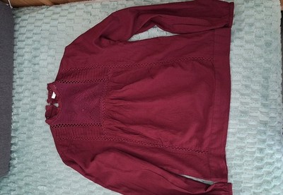  Promod Bordeaux BLUSE GR. S