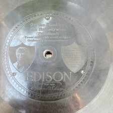 Edison Phonographs Disc Record "Sur les rives du Brandywine (Irlande)" pochette