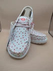 New Hey Dude Wendy Hearts Casual Shoes Womens Size 8