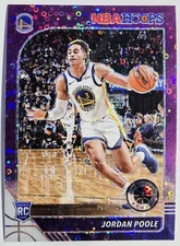 2019-20 Panini Hoops Premium Stock Jordan Poole #223 Purple Disco Rookie RC ✨️🟣