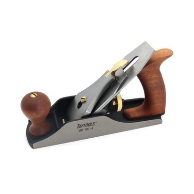 Taytools #4 Premium Bedrock Style Flattop Smoothing Plane Bench Plane - 9-3/8'' L