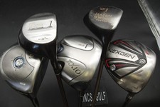 Set of 5x Branded Drivers Regular Graphite Shafts Mixed Grips