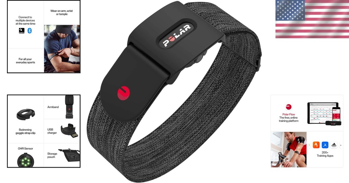 Polar Verity Sense Heart Rate Monitor Armband - Dual Bluetooth