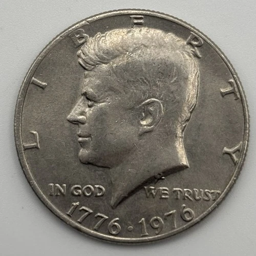 1976 D Kennedy Half Dollar - Circulated 50¢ - AU