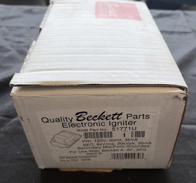 Beckett 51771U 120V Ignitor And Base Plate For A AF AFG And NX Oil Burners