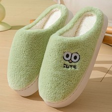 Cute Cartoon Big-eyes Slippers For Couples Wi...