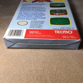 Tecmo Bad News Baseball Nintendo NES 1990 Multiplayer Original Box Sleeve 