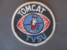 Vtg Original US Navy F-14 TOMCAT TVSU Flight Jacket Patch