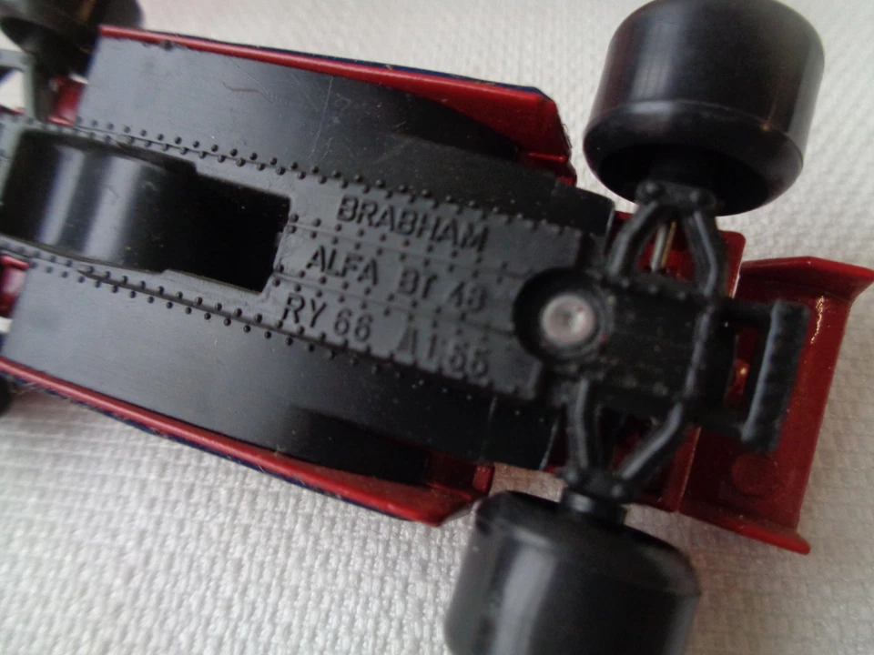 POLISTIL MODELLINO F1  1980 SCALA 1:55 BRABHAM ALFA ROMEO BT 48RJ 66 CON SCATOLA - Immagine 4 di 4