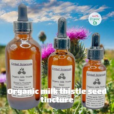 Organic Milk Thistle Seed Silybum marianum Double Extracted Tincture Glycerin