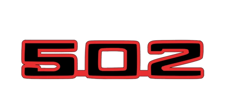 Par - 2 Colores 502 Calcomanía Emblema V8 GM Chevy Cadillac Pontiac Oldsmobile Foto 3 de 4