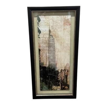 Mixed Media Visual Artwork ''NYC Cool-1'' by Ken Roko Framed & Matted Ready 2 Hang