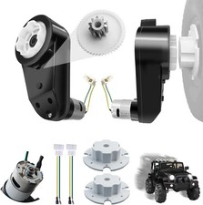 24V High-Speed Motor Gearbox Upgrade Kit for Power Wheels - Durable Steel Gears