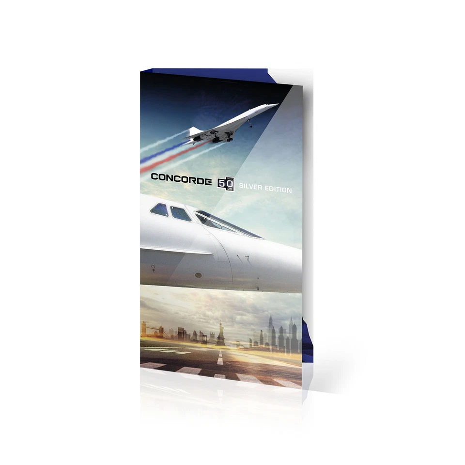 Moneda Conmemorativa Plata 50 Aniversario Concorde Colección Completa 8 Monedas Foto 3 de 4