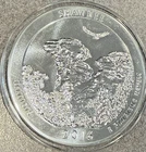 2016 ATB 5 oz Silver Coin Shawnee National Forest Illinois Gem Uncirculated