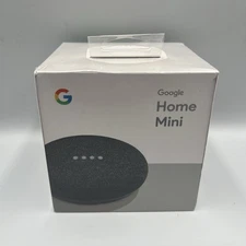 Google Home Mini Smart Assistant - Charcoal GA00216-US Sealed New