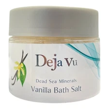 Deja Vu Dead Sea Minerals Vanilla Bath Salt -New