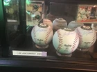 Autographed Jose Canseco triple baseballs, Oakland A's