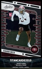 Renardo Green 2024 Panini Absolute Rookie RC San Francisco 49ers #159