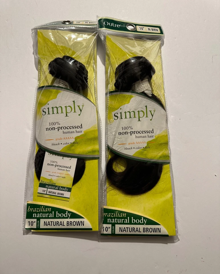 10A cabello humano brasileño onda corporal 2 paquetes marrón natural Foto 3 de 4